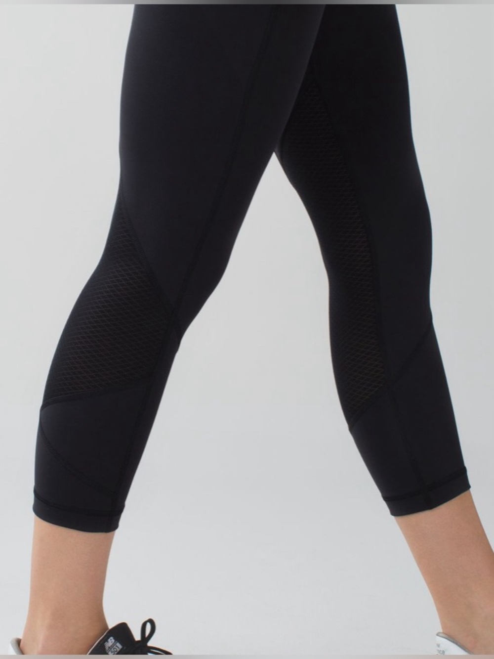 Lululemon Black Pace Rival Crop Leggings